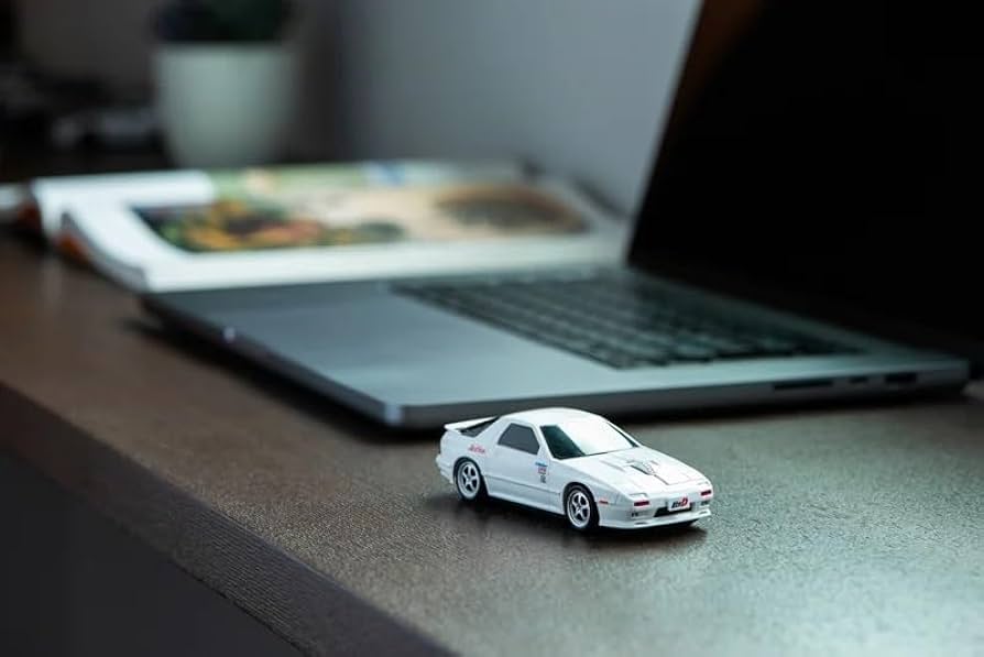 『頭文字D』 FC1巻版　無線マウス マツダ RX-7  FC3S型 頭文字D』 イニシャルD 高橋涼介 1巻ver. 無線マウス マツダ RX